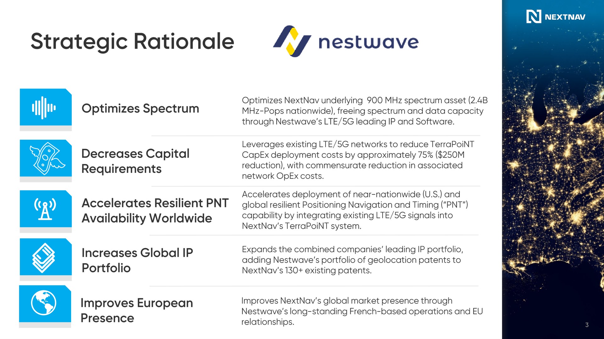 strategic rationale | NextNav