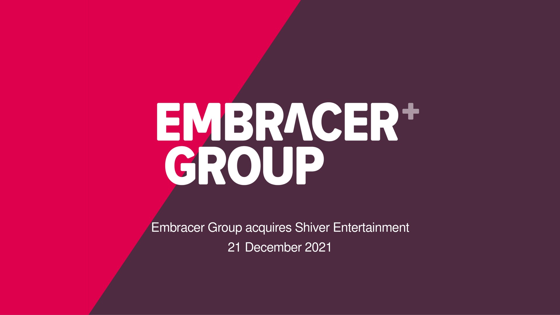 embracer group acquires shiver entertainment | Embracer Group