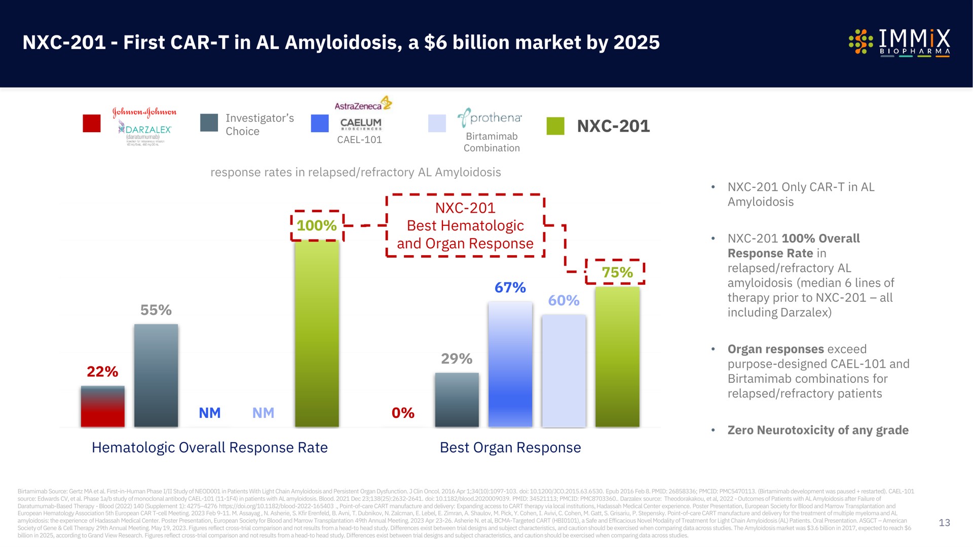 first car in amyloidosis a billion market by it i | Immix Biopharma