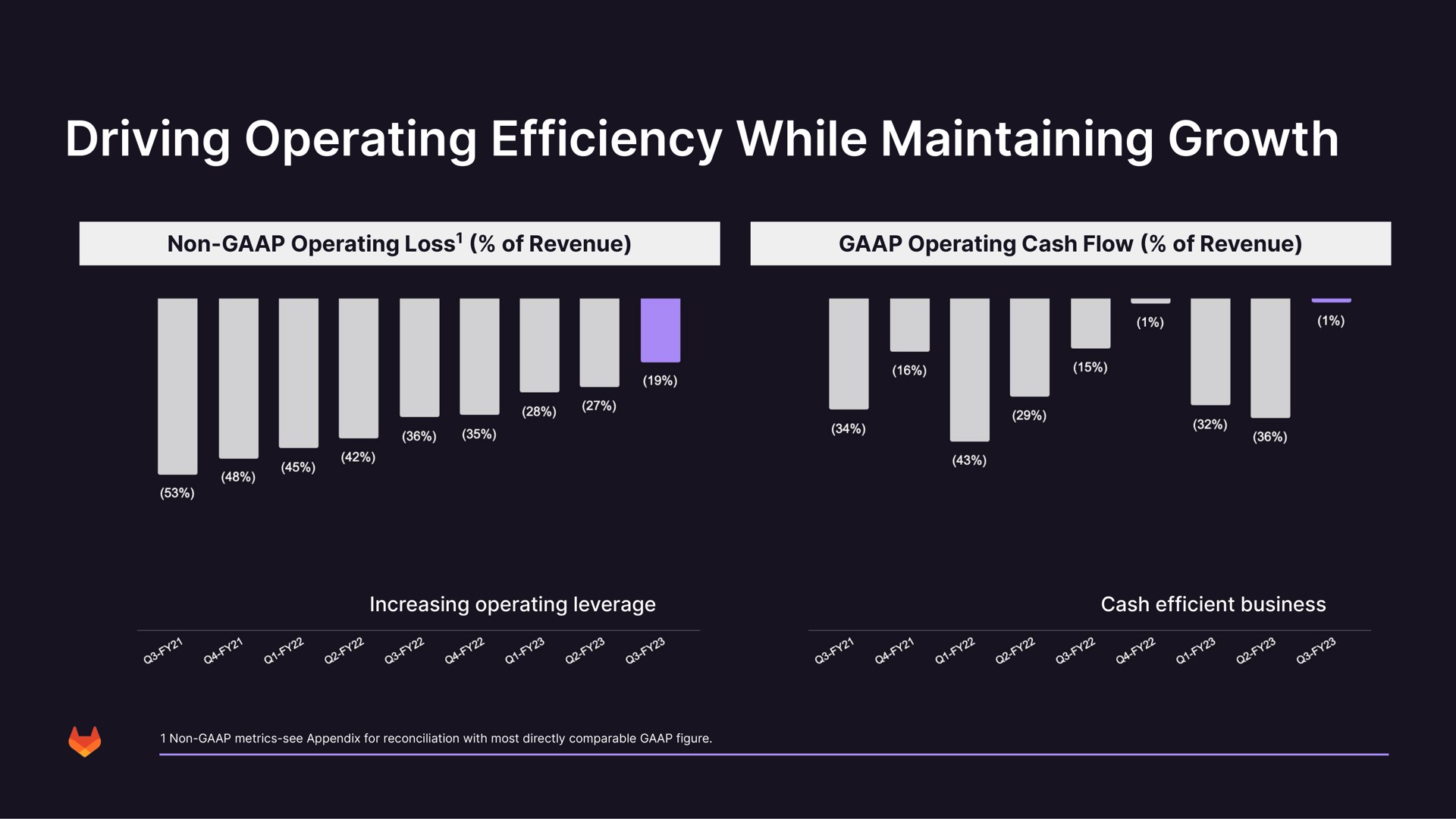 driving operating efficiency while maintaining growth | GitLab