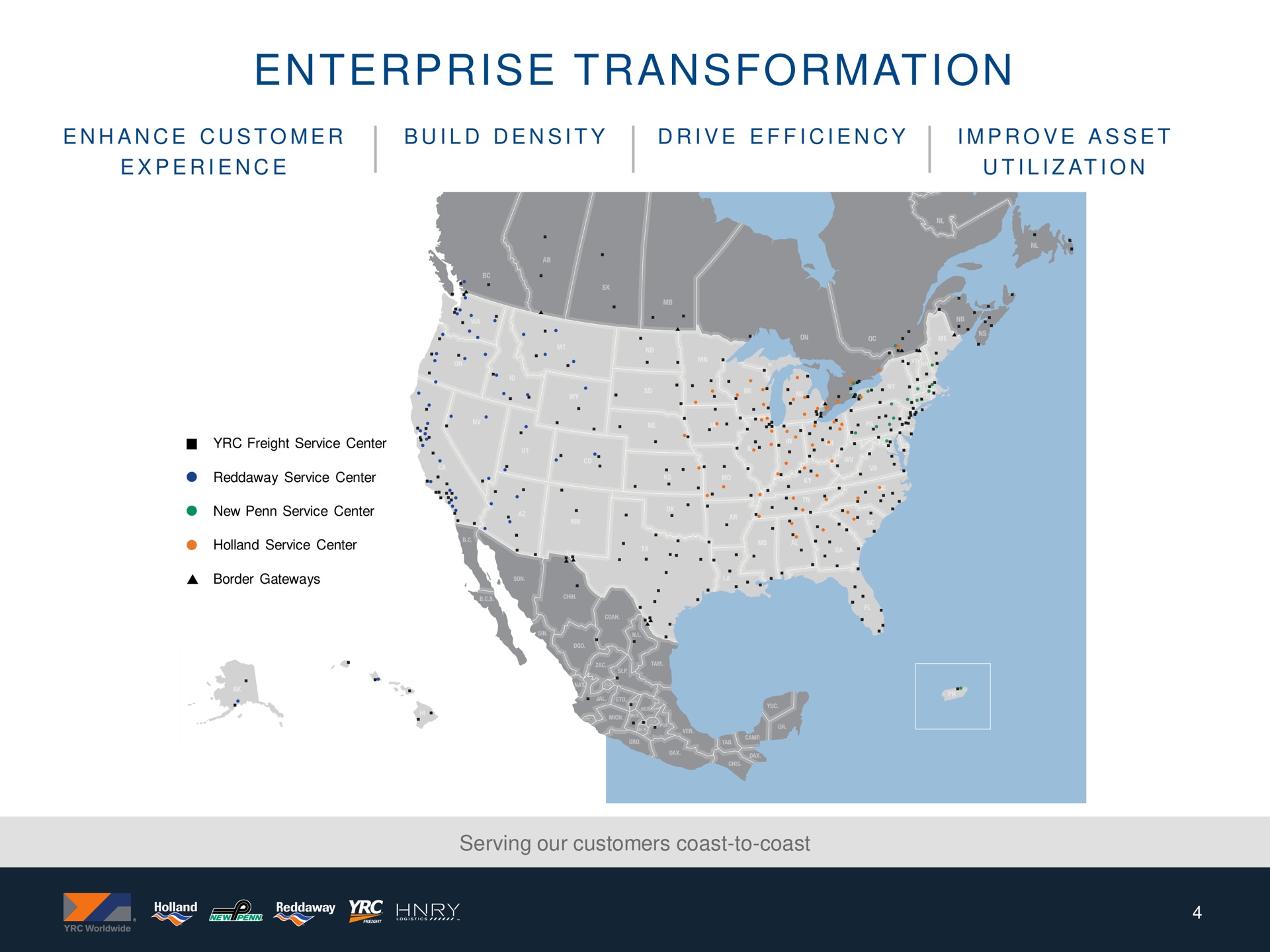 enterprise transformation our networks i | Yellow Corporation