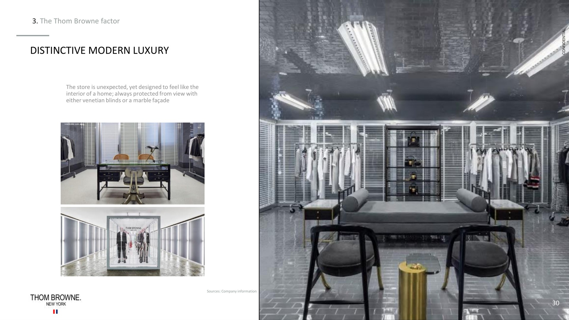 the factor distinctive modern luxury either blinds or a marble facade new york | Zegna