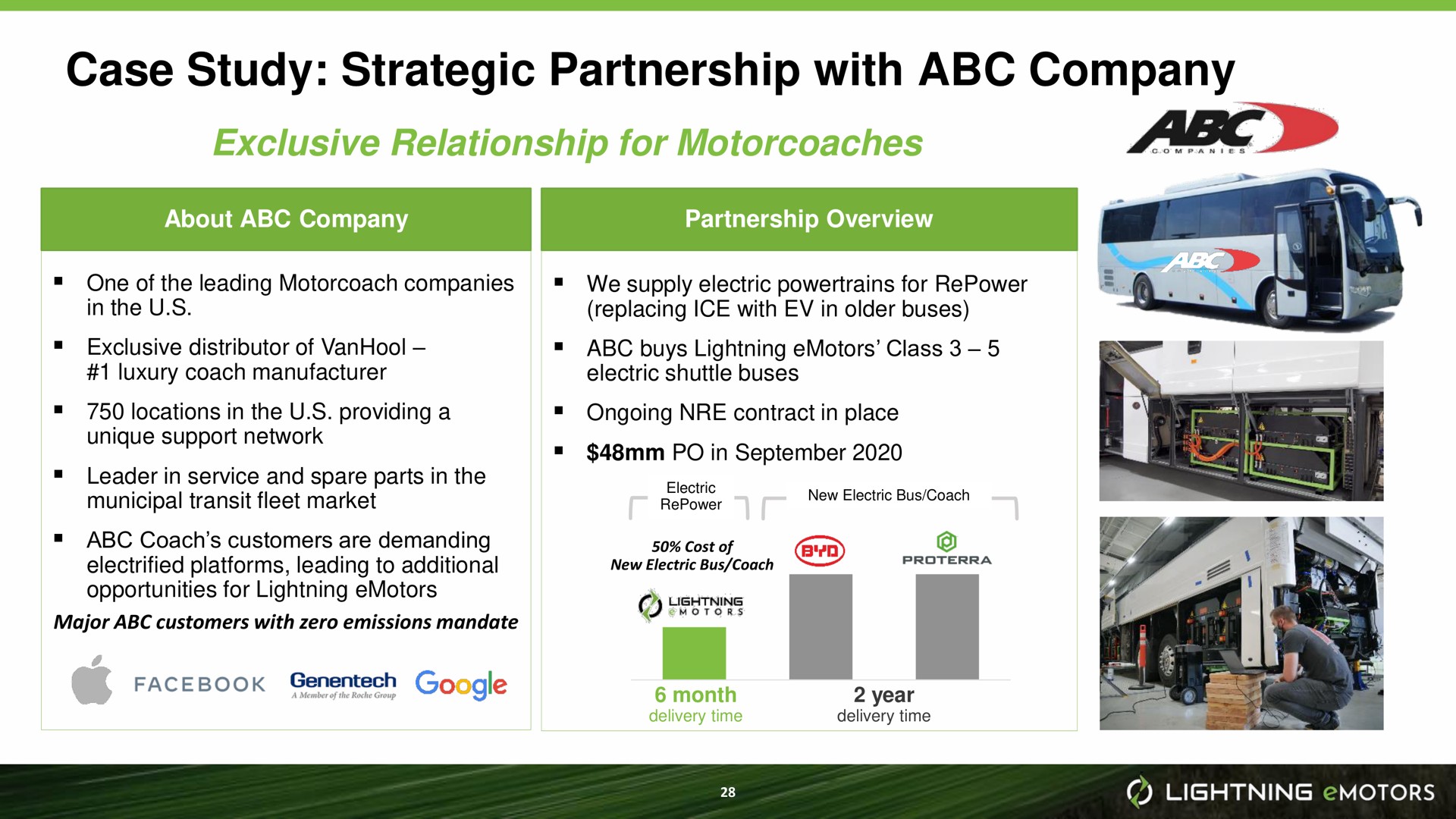 case study strategic partnership with company exclusive relationship for year a | Lightning eMotors