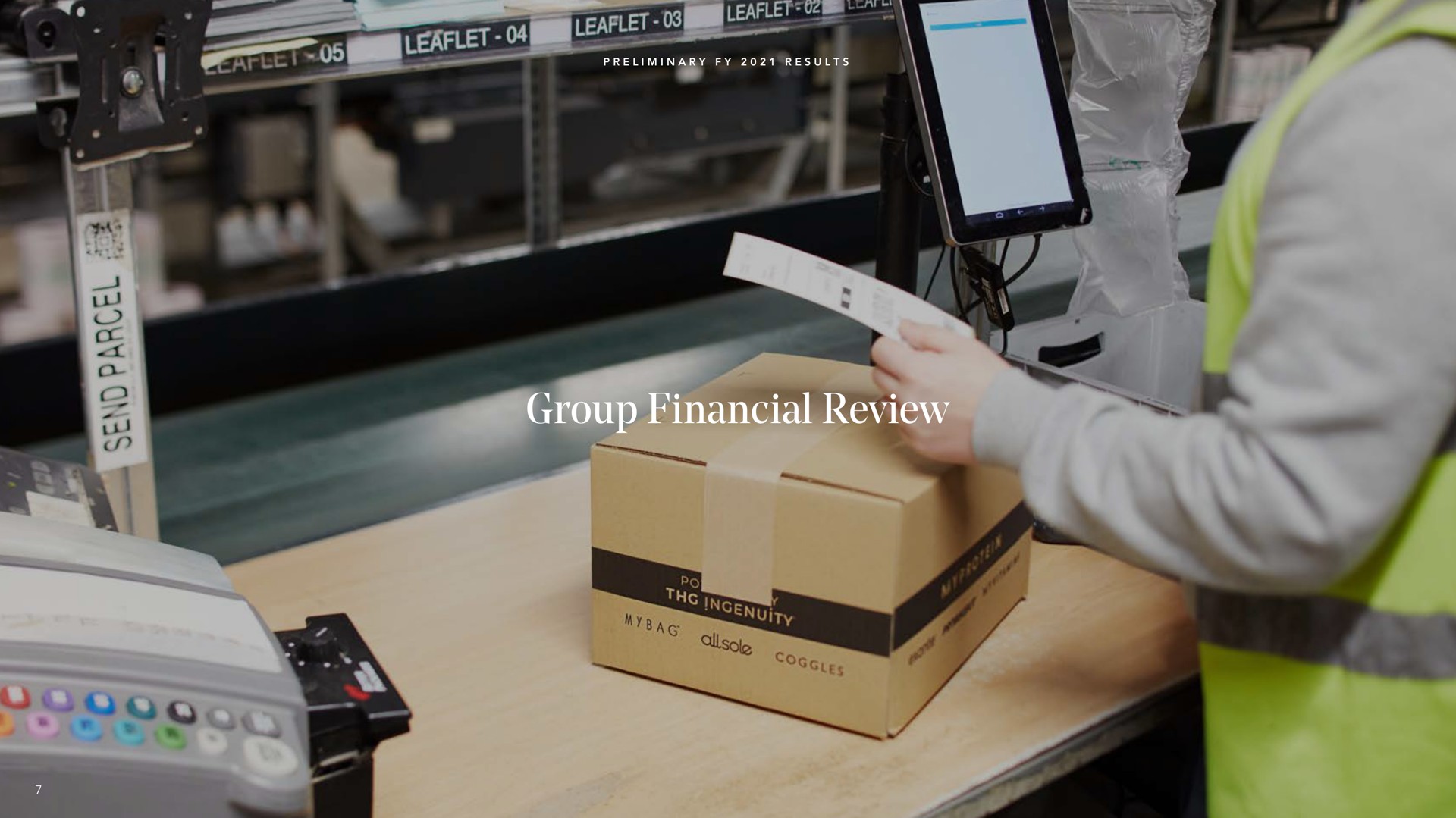 group financial review | The Hut Group