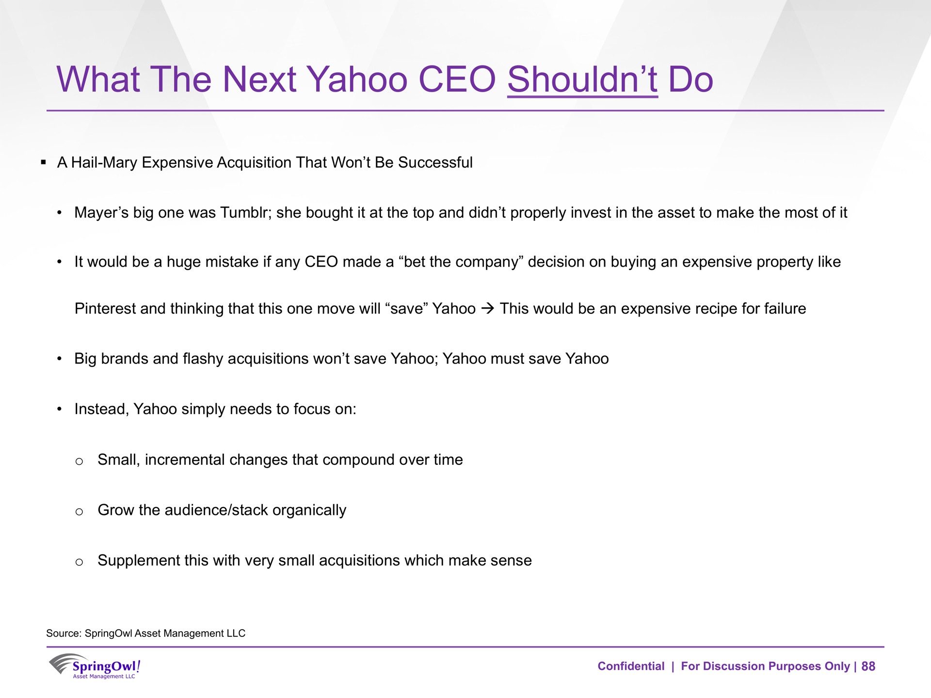 what the next yahoo do | SpringOwl