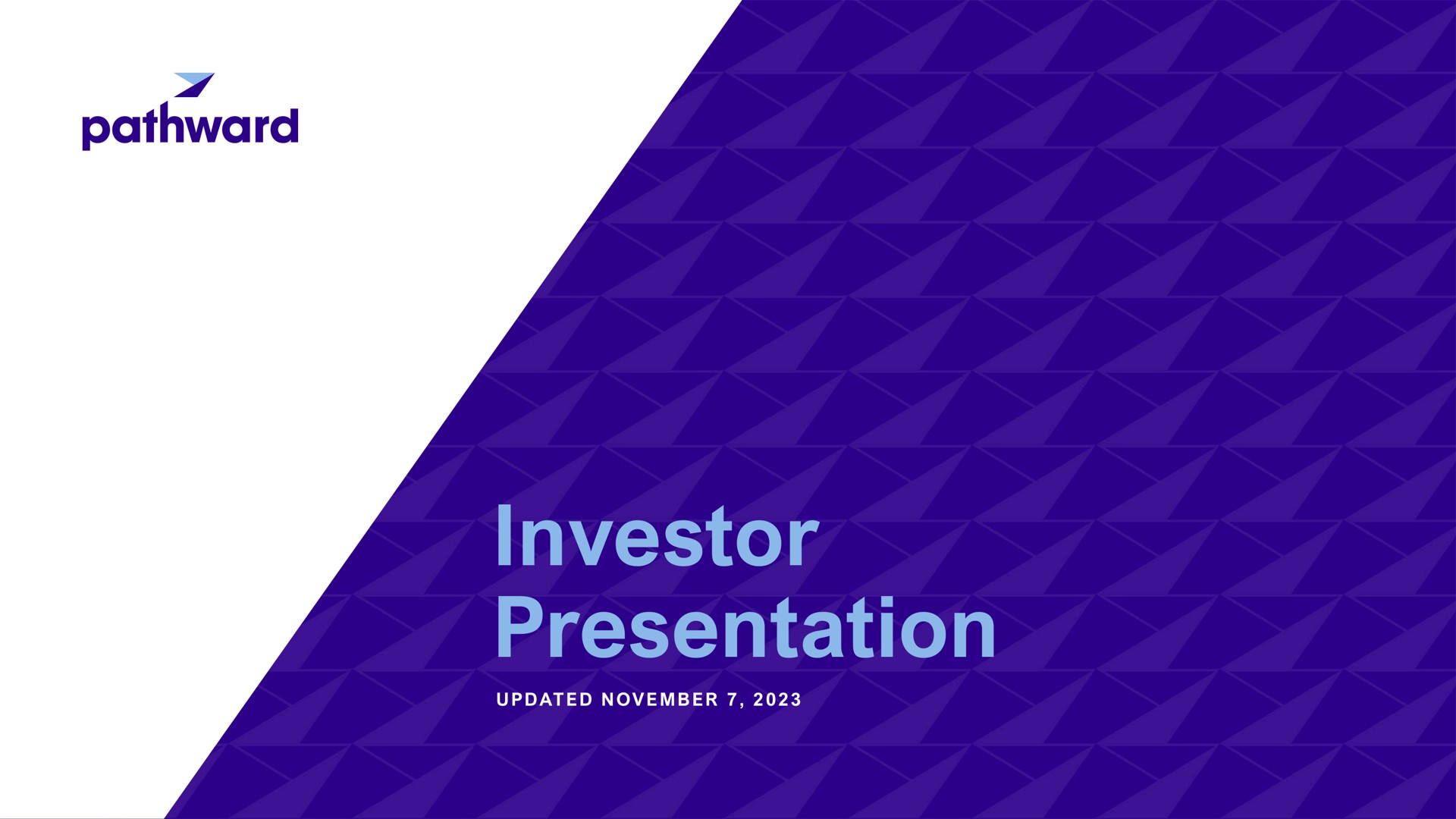 investor presentation | Pathward Financial