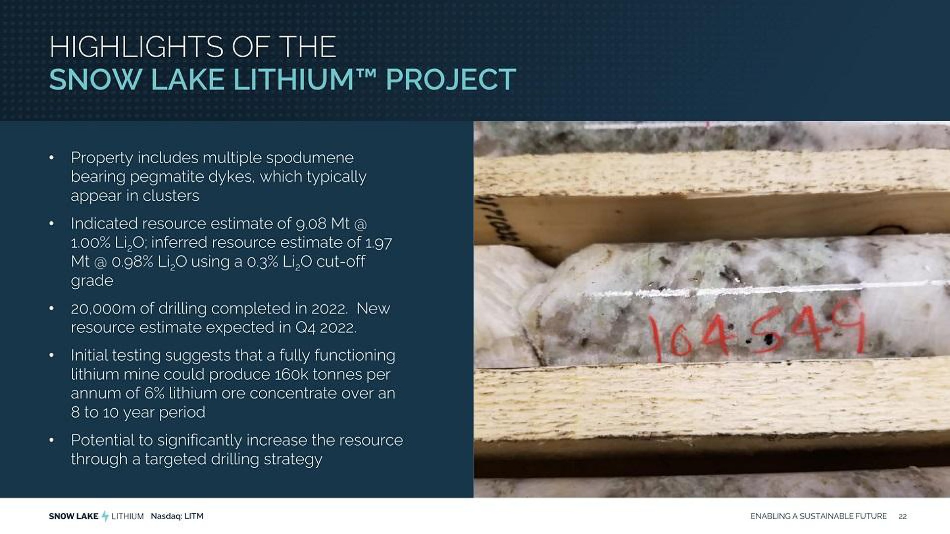 coe snow lake lithium project | Snow Lake Resources