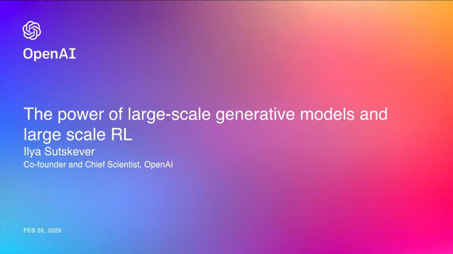 a awl the power of large scale gene scale | OpenAI
