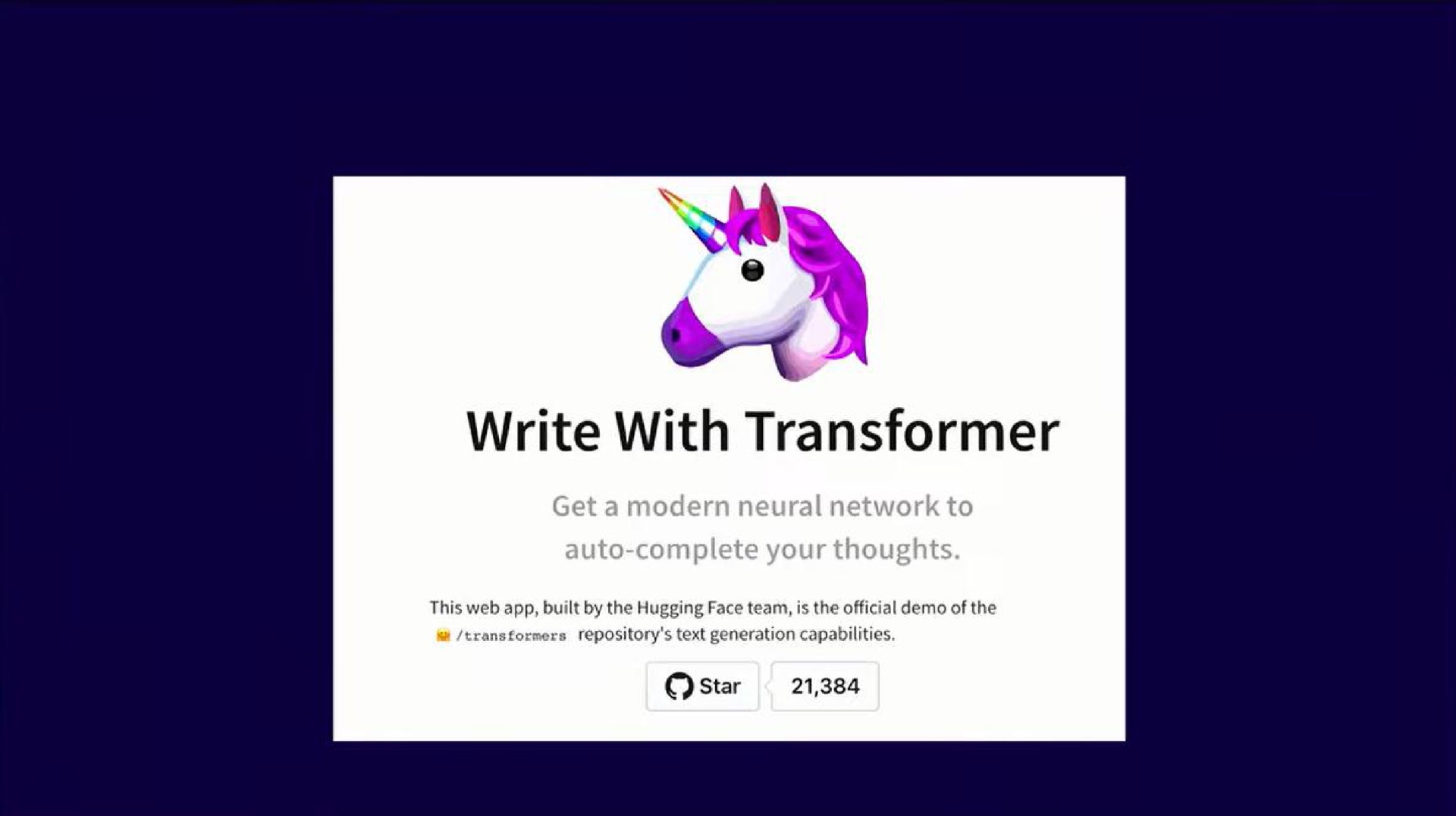 write with transformer | OpenAI