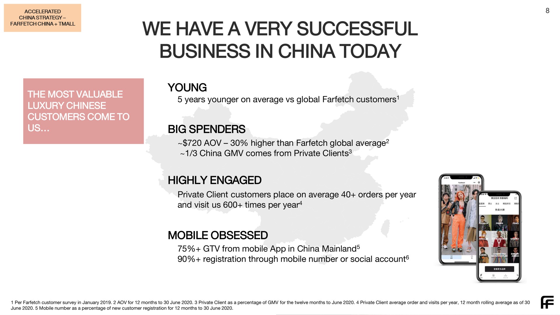 we have a very successful business in china today | Farfetch