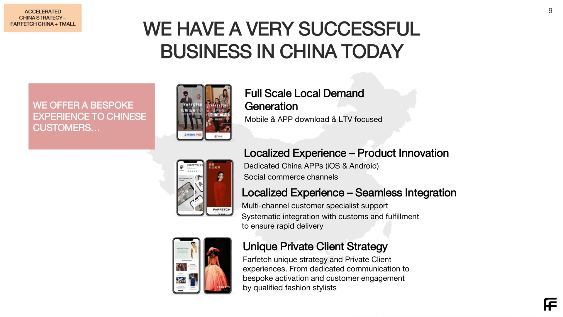 we have a very successful business in china today | Farfetch
