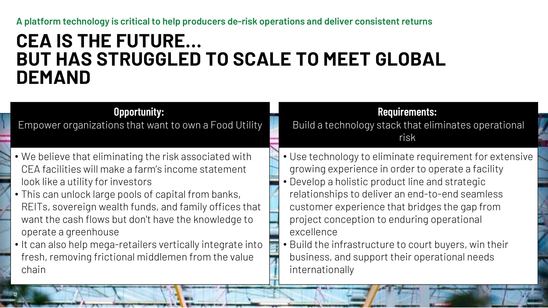 is the future but has struggled to scale to meet global demand | AppHarvest