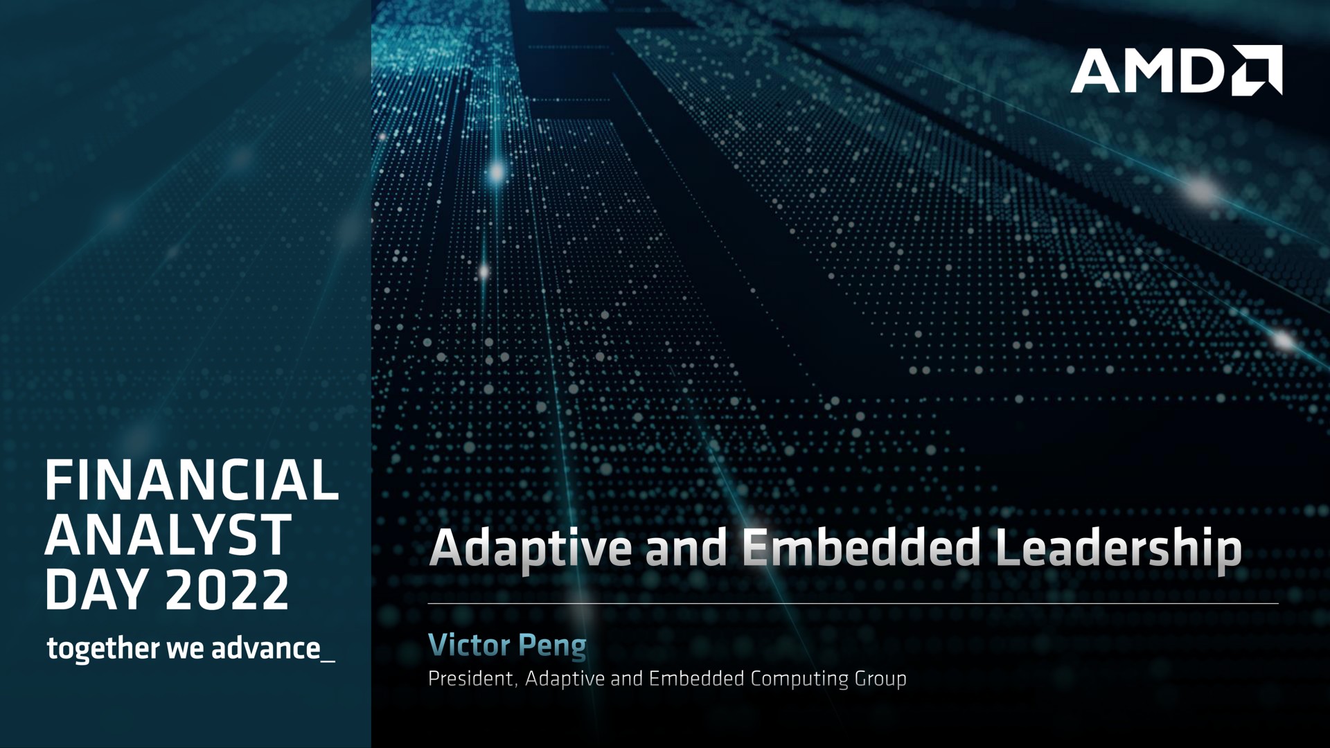 analyst day adaptive and embedded leadership | AMD