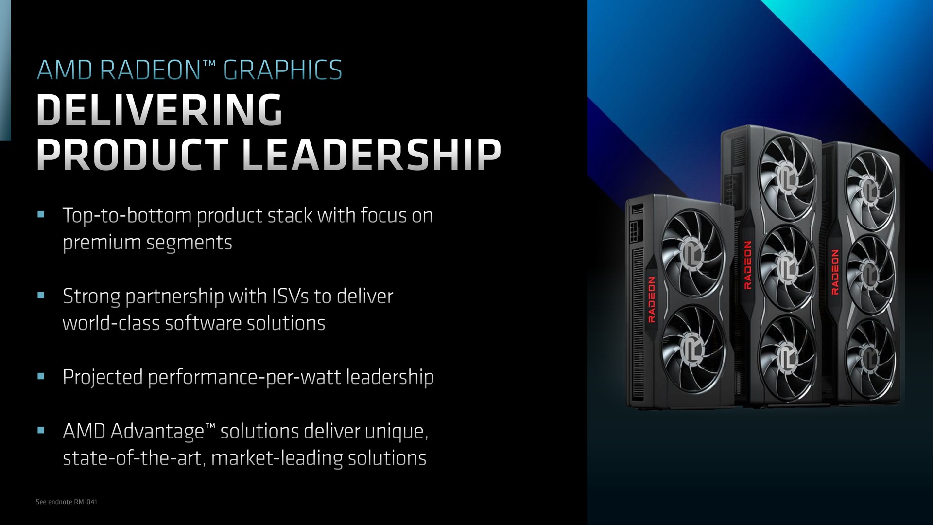 graphics product leadership | AMD