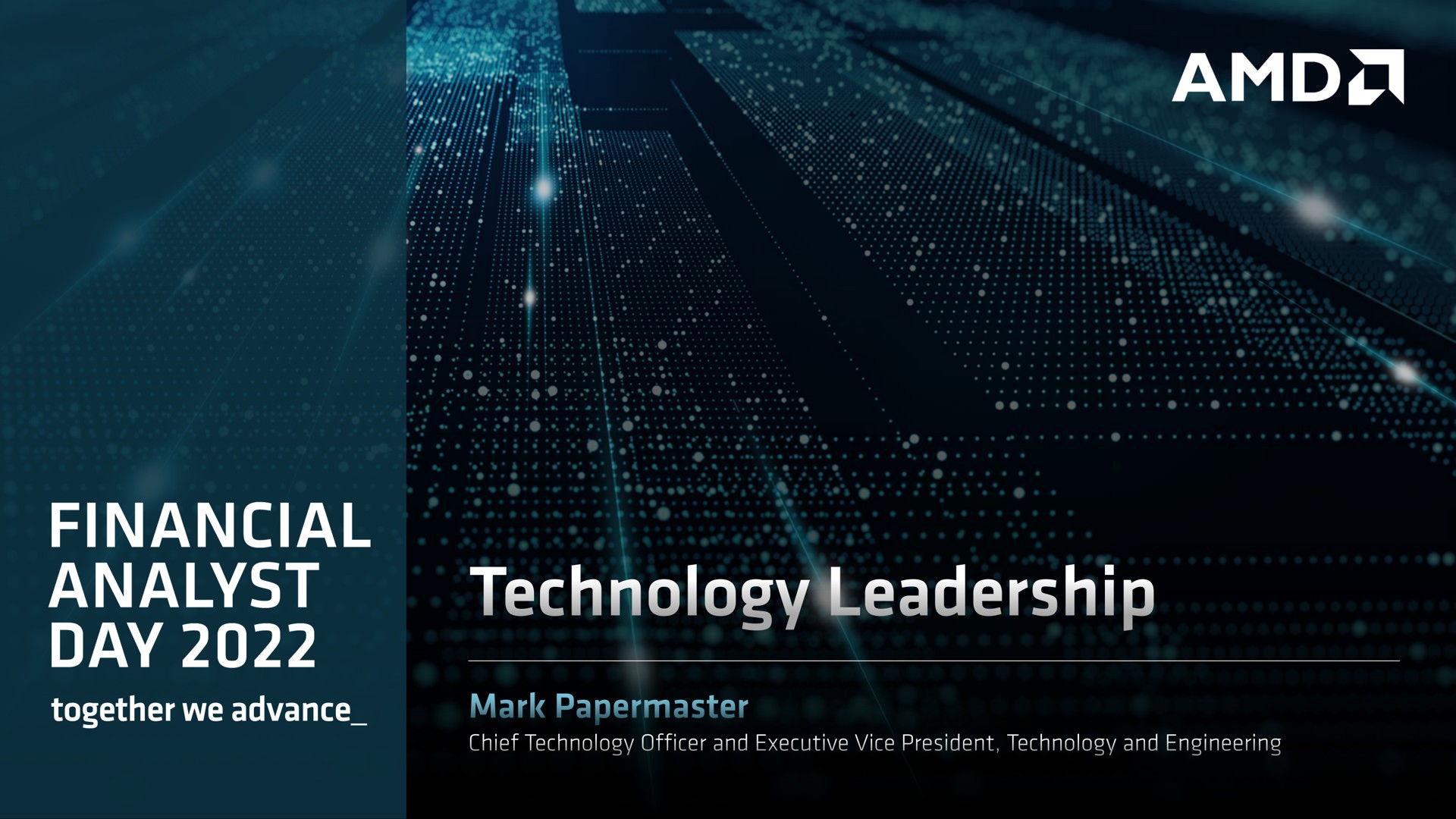 analyst day technology leadership | AMD