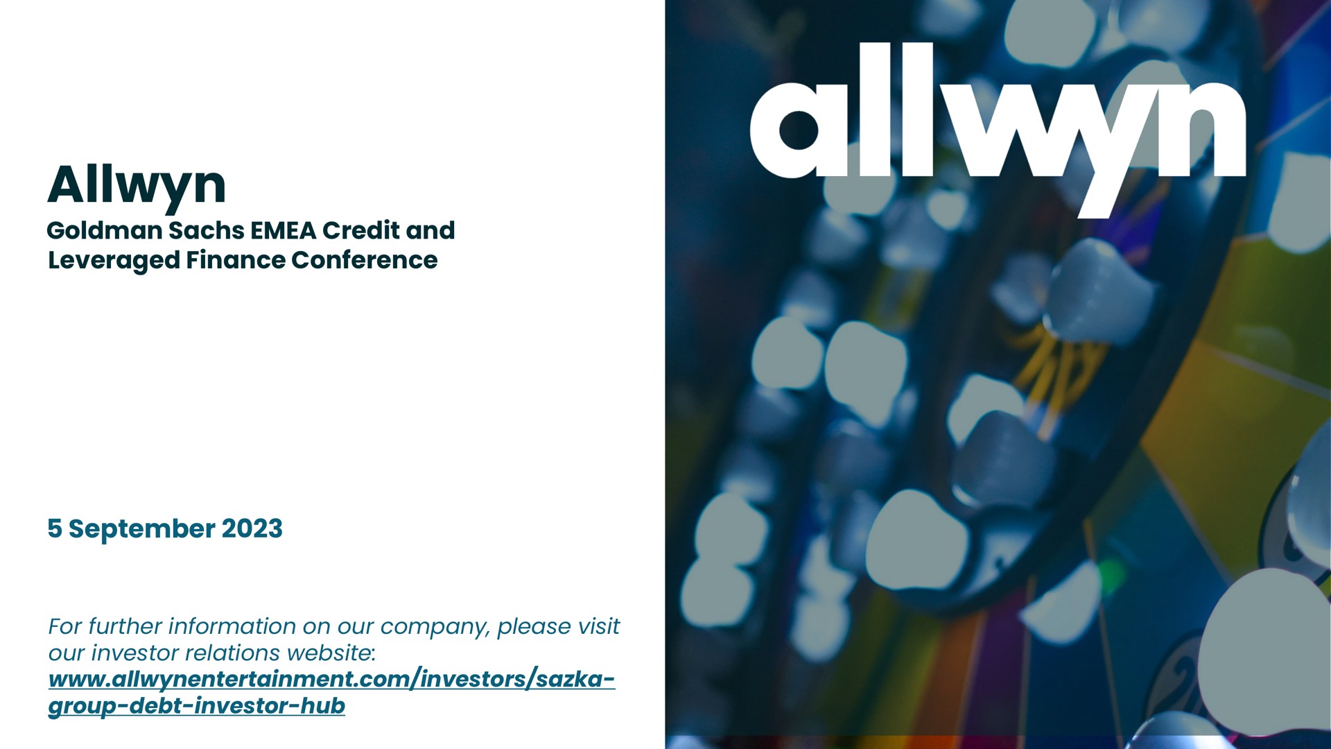 credit and leveraged finance conference | Allwyn