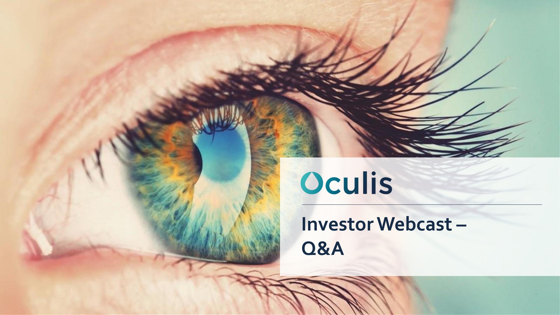 investor a | Oculis