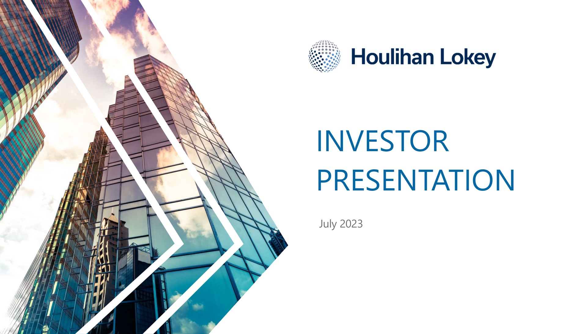 investor presentation | Houlihan Lokey