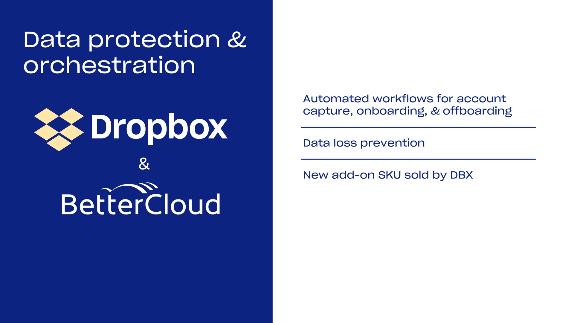data protection orchestration | Dropbox