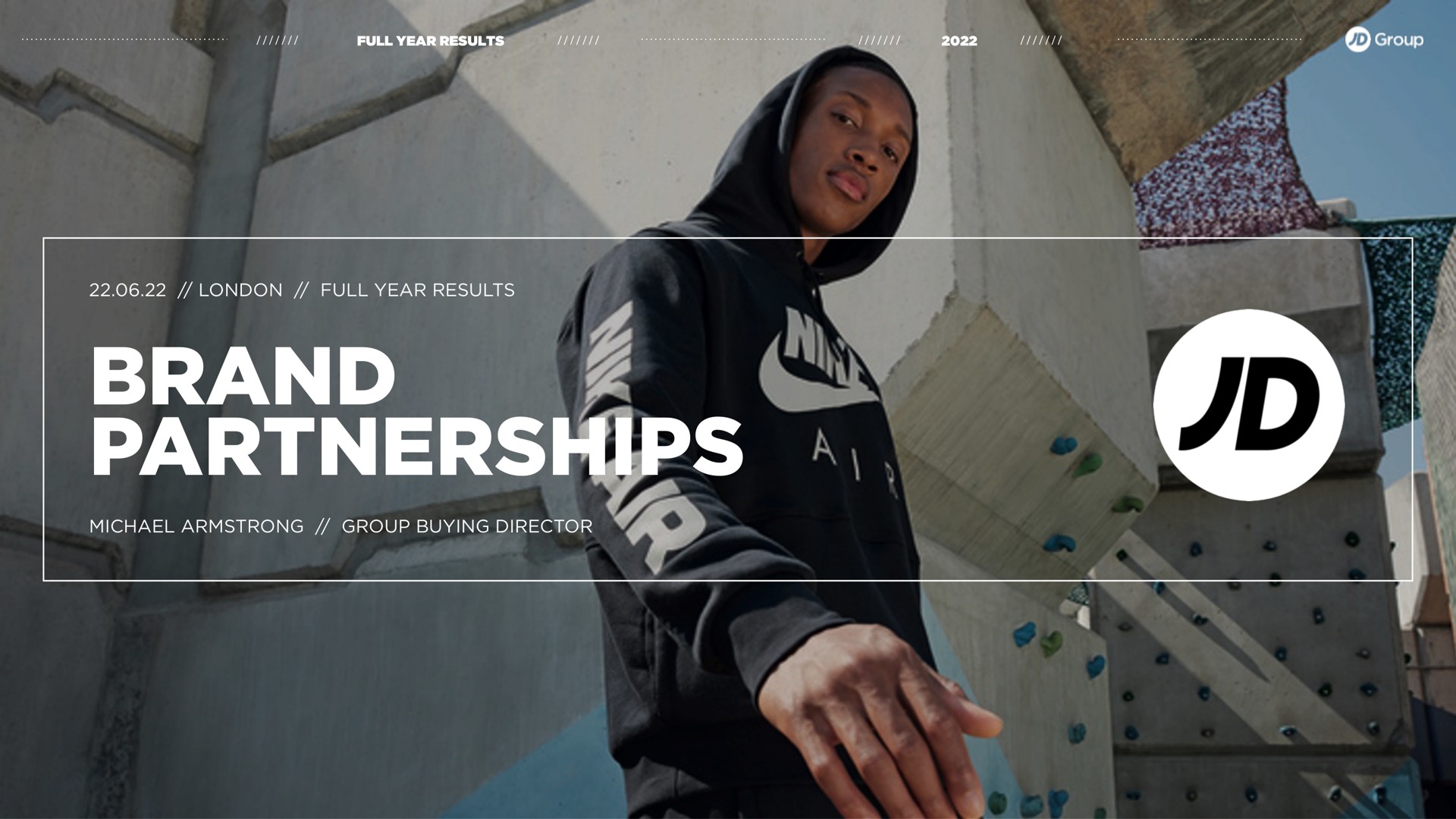 full year results brand partnerships group buying director | JD Sports