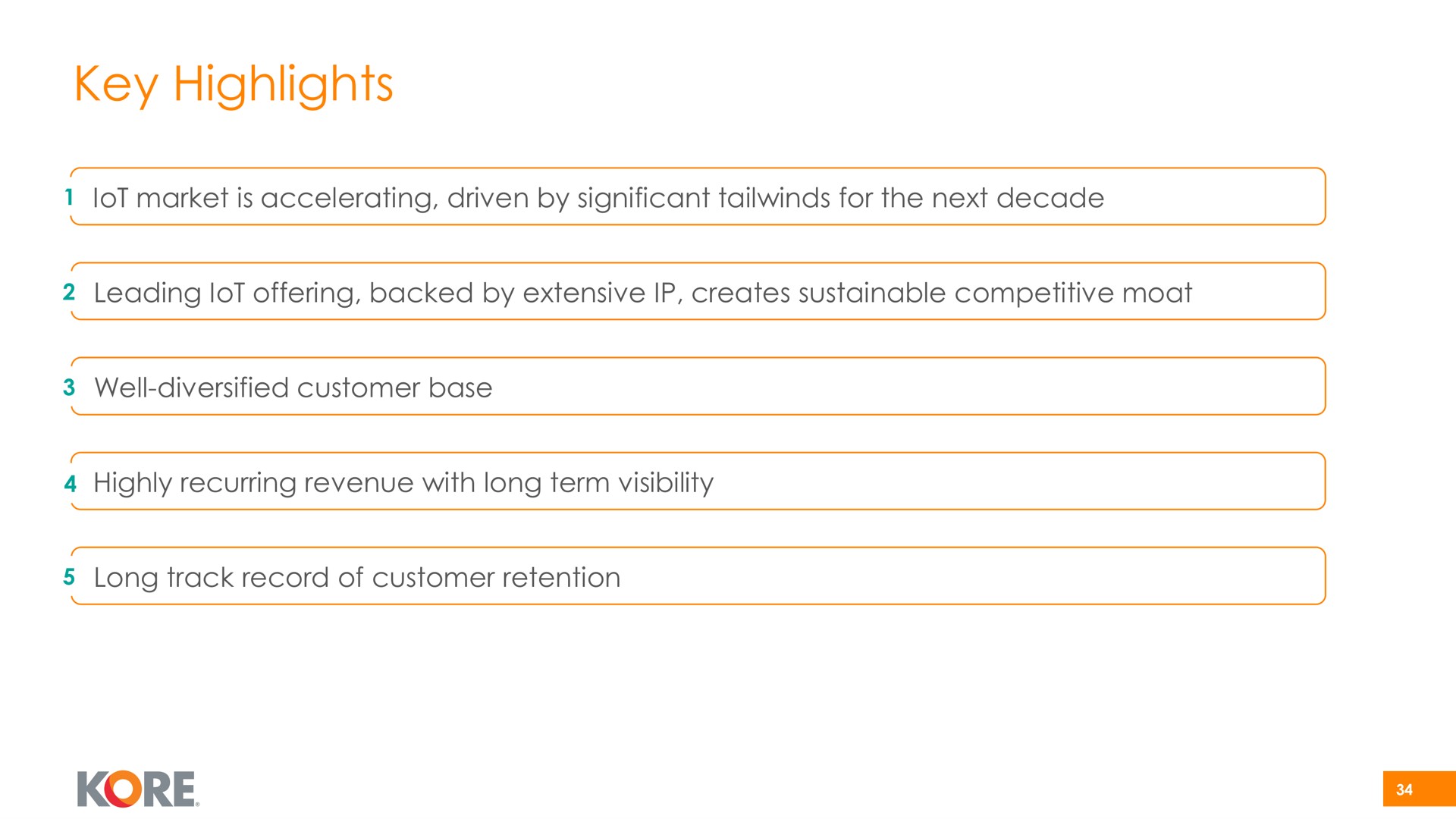 key highlights kore | Kore