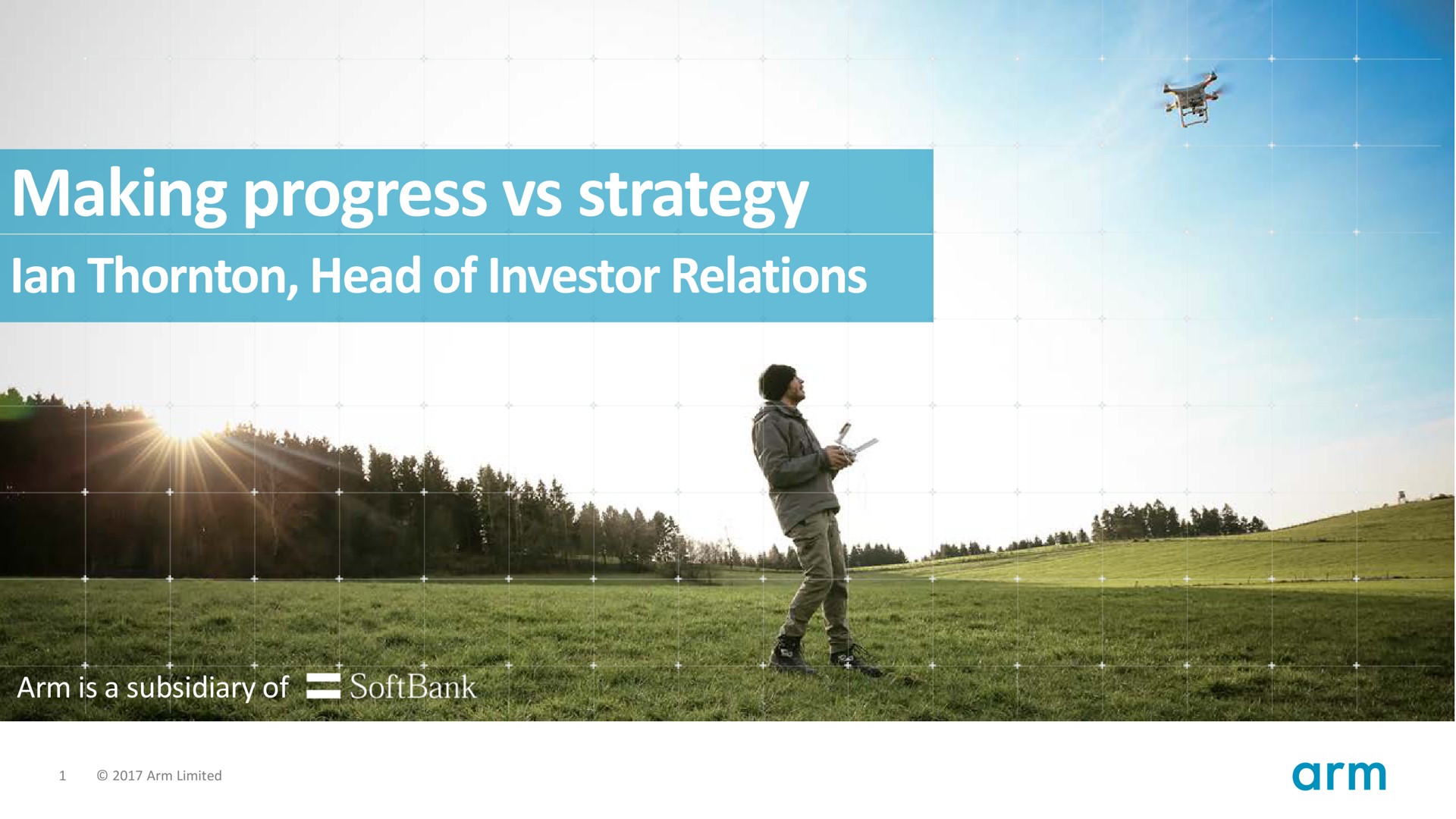 making progress strategy head of investor relations | SoftBank