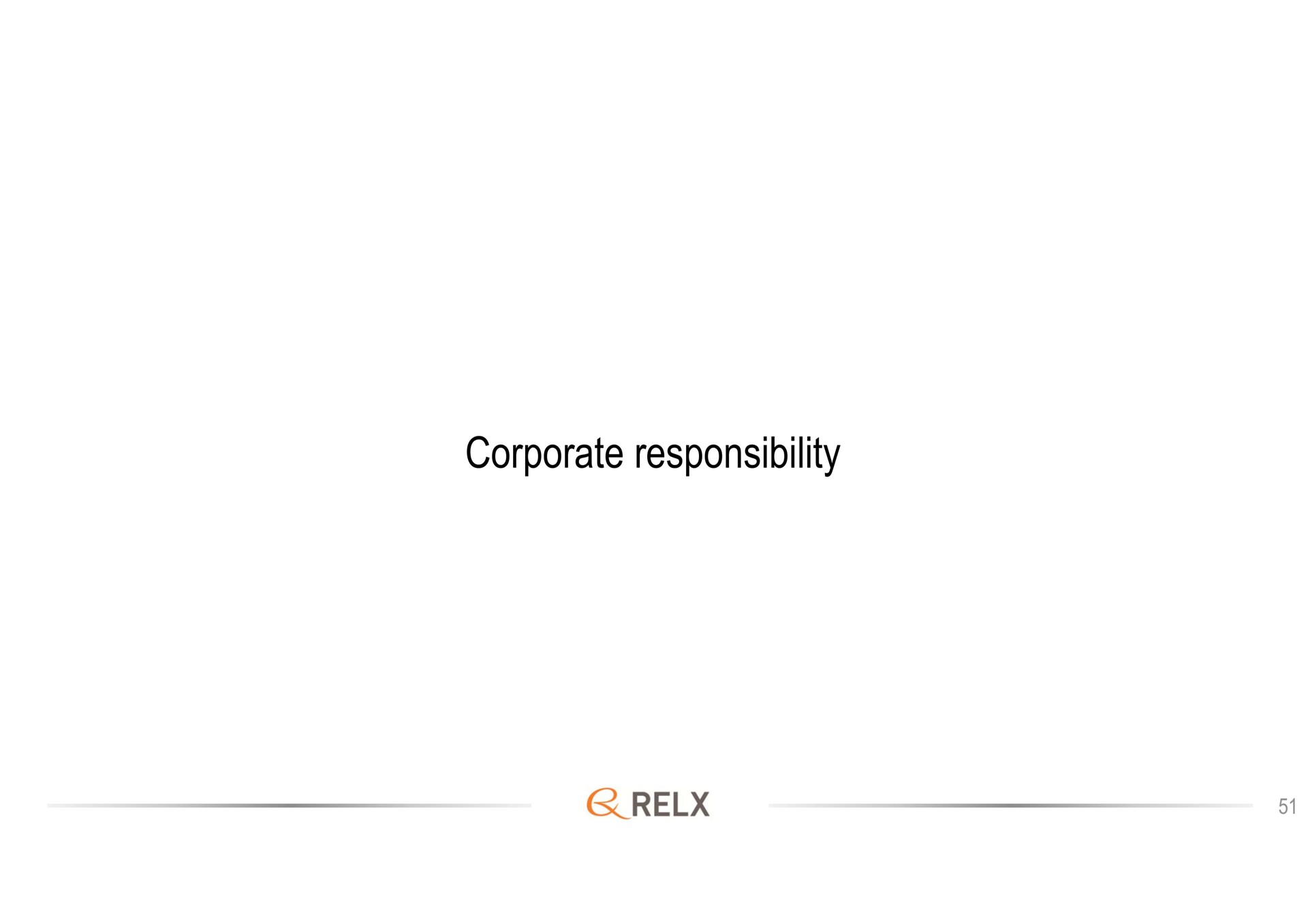 corporate responsibility | RELX