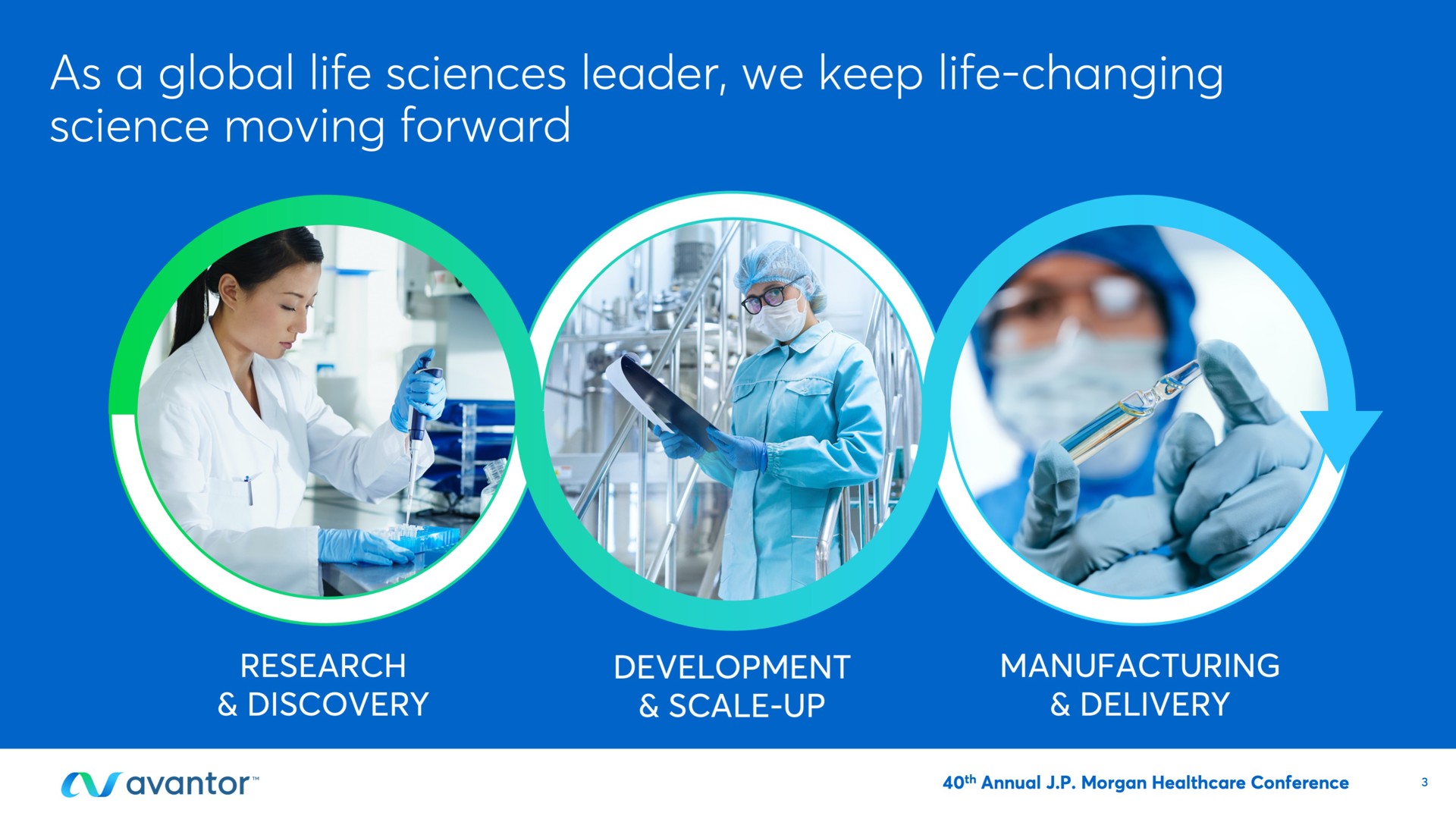 as a global life sciences leader we keep life changing science moving forward | Avantor