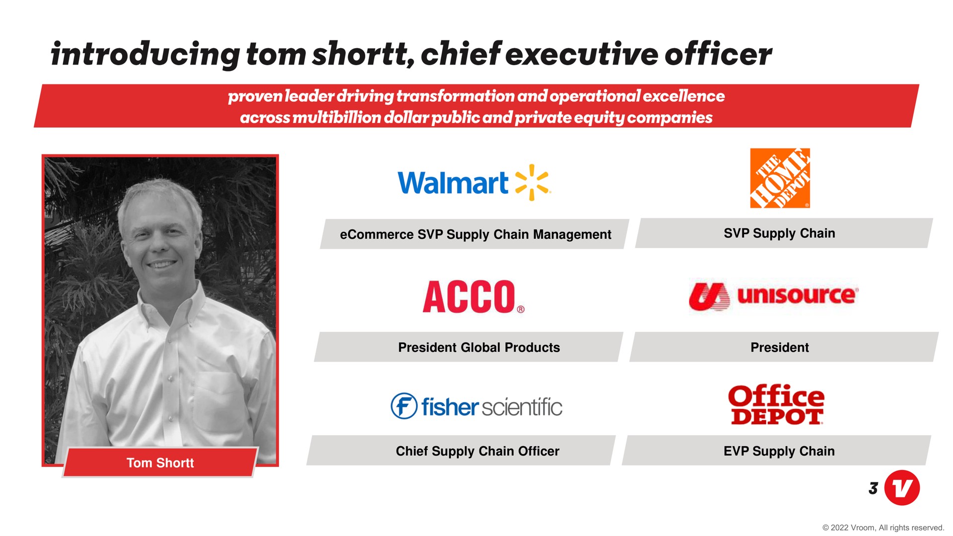 supply chain management supply chain president global products president chief supply chain officer supply chain introducing executive of i fisher scientific | Vroom