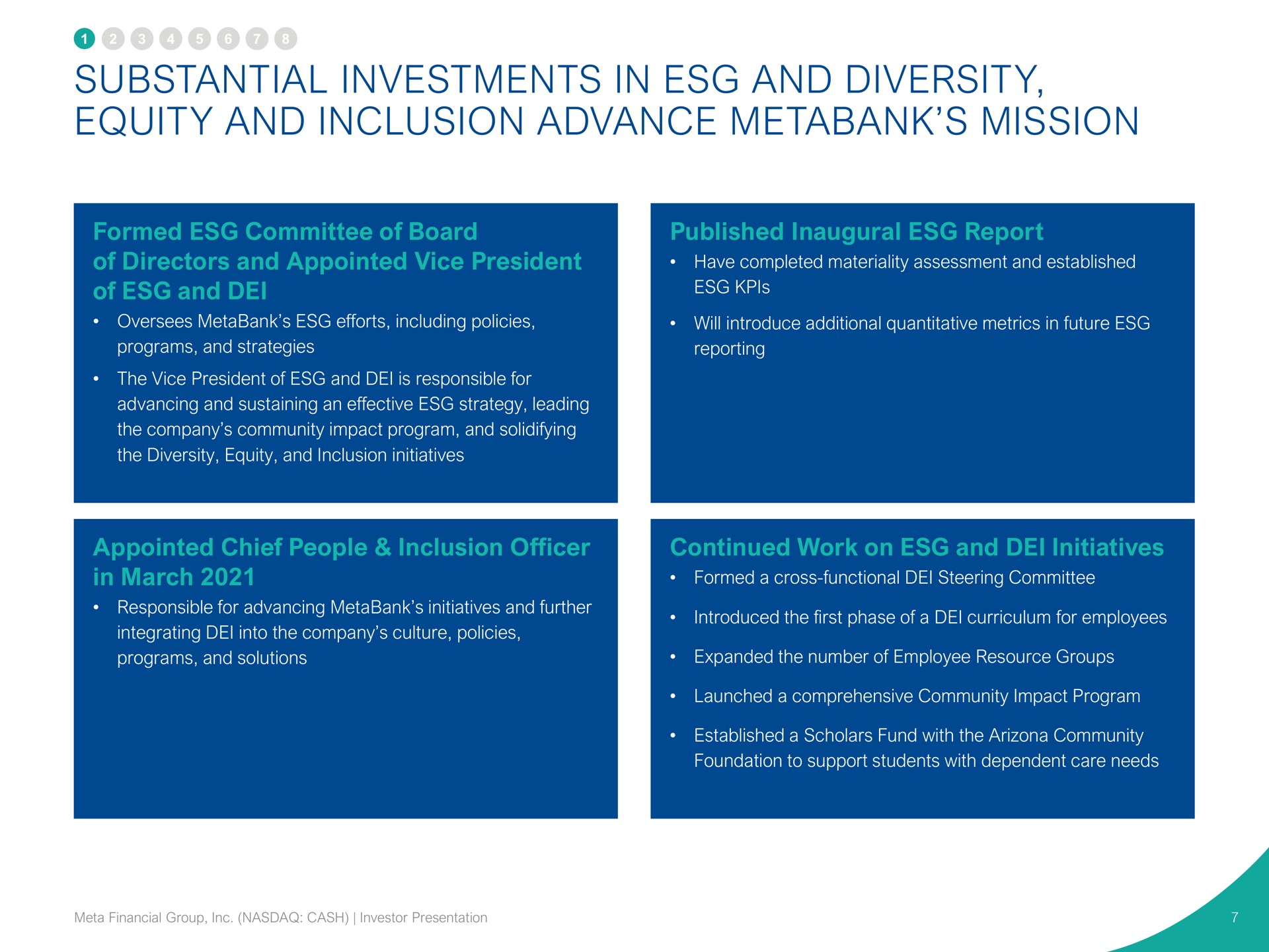 substantial investments in and diversity equity and inclusion advance mission | Pathward Financial
