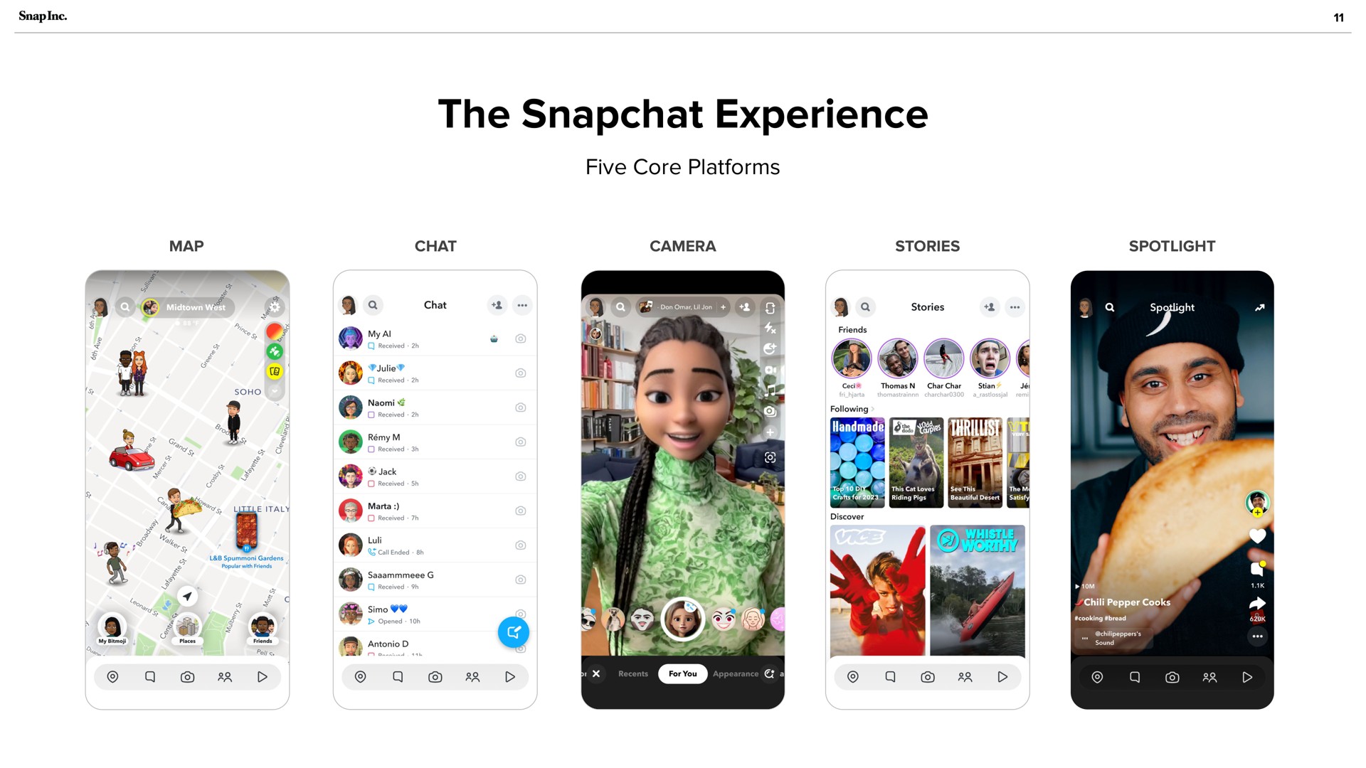 the experience | Snap Inc
