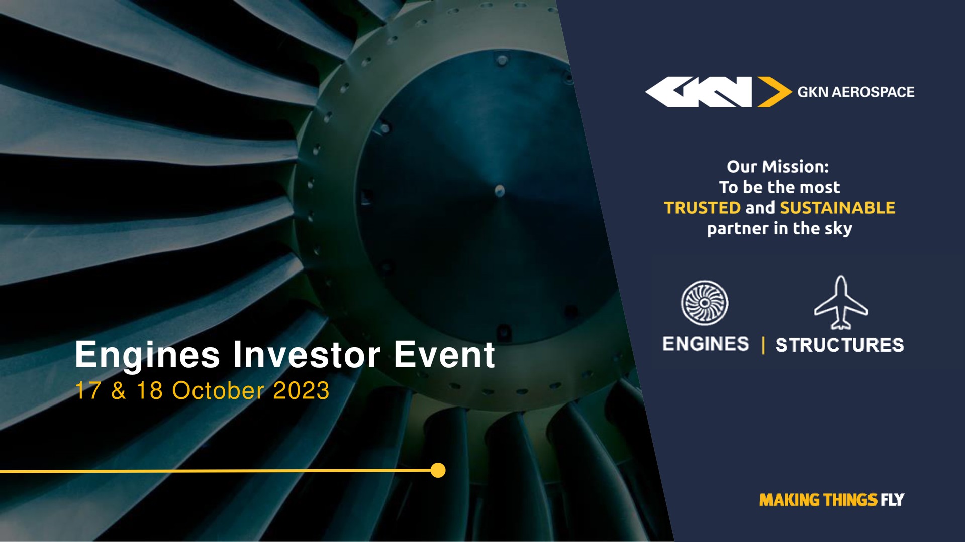 engines investor event structures | Melrose