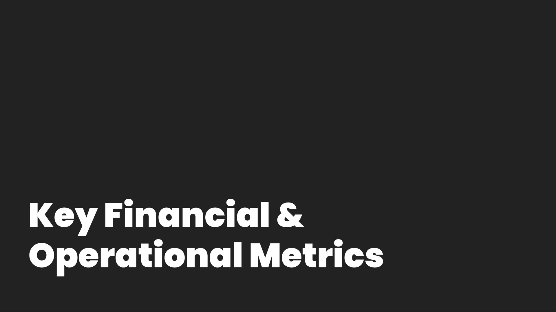 key financial operational metrics cate | Yelp