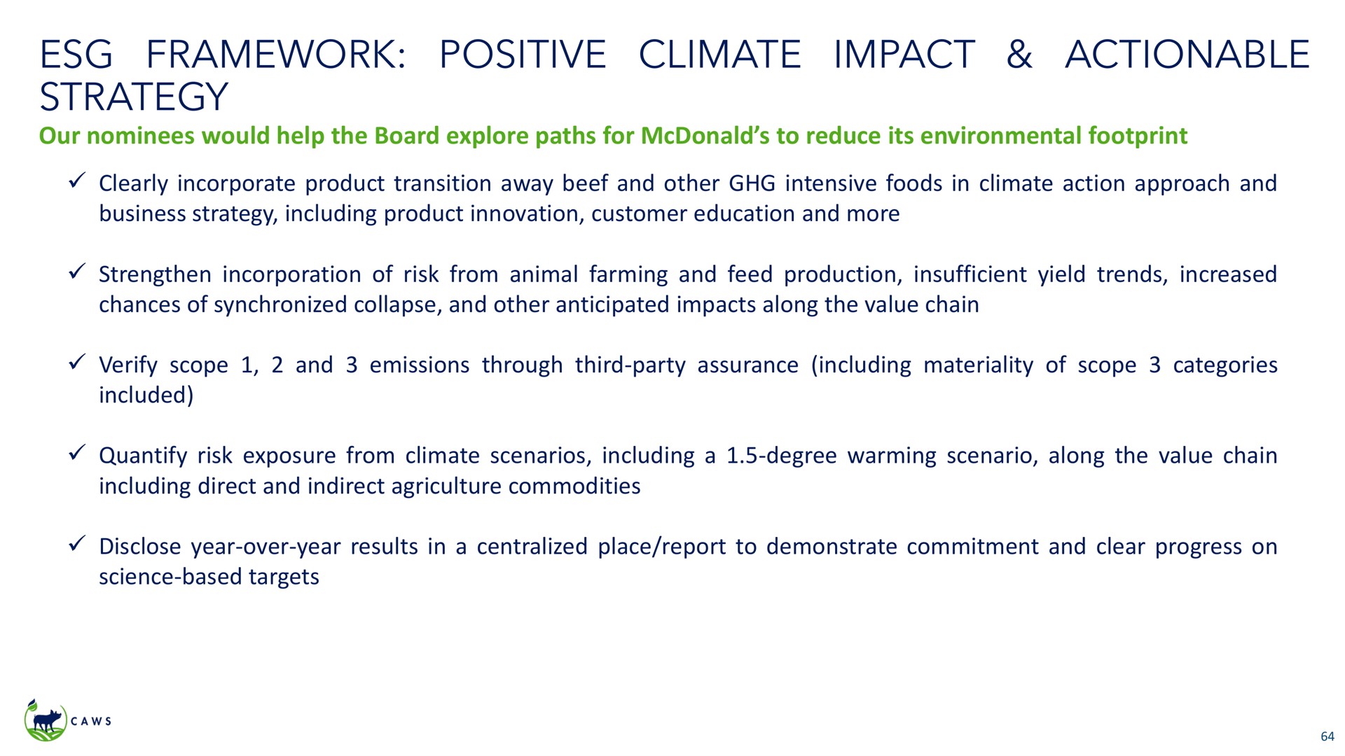 framework positive climate impact actionable strategy | Icahn Enterprises