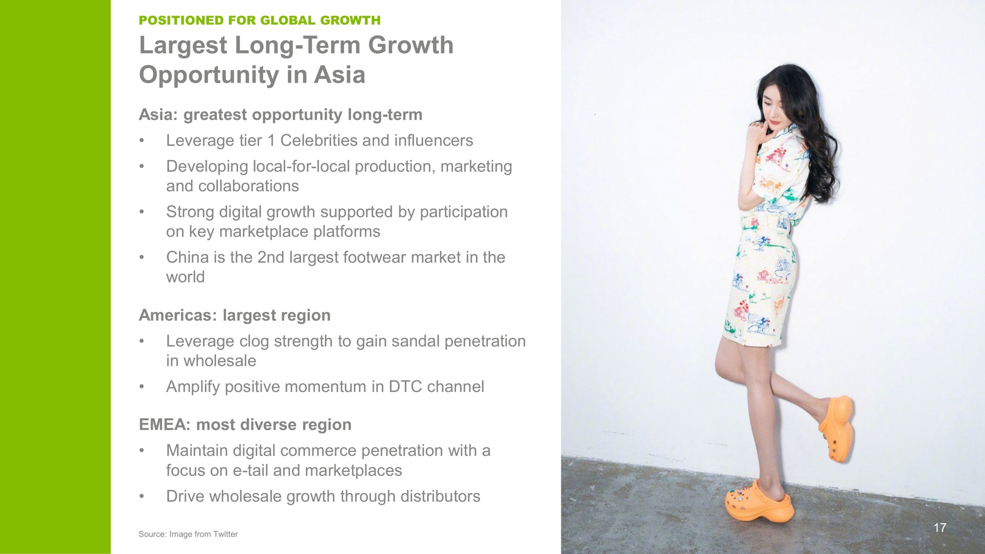 long term growth opportunity in | Crocs