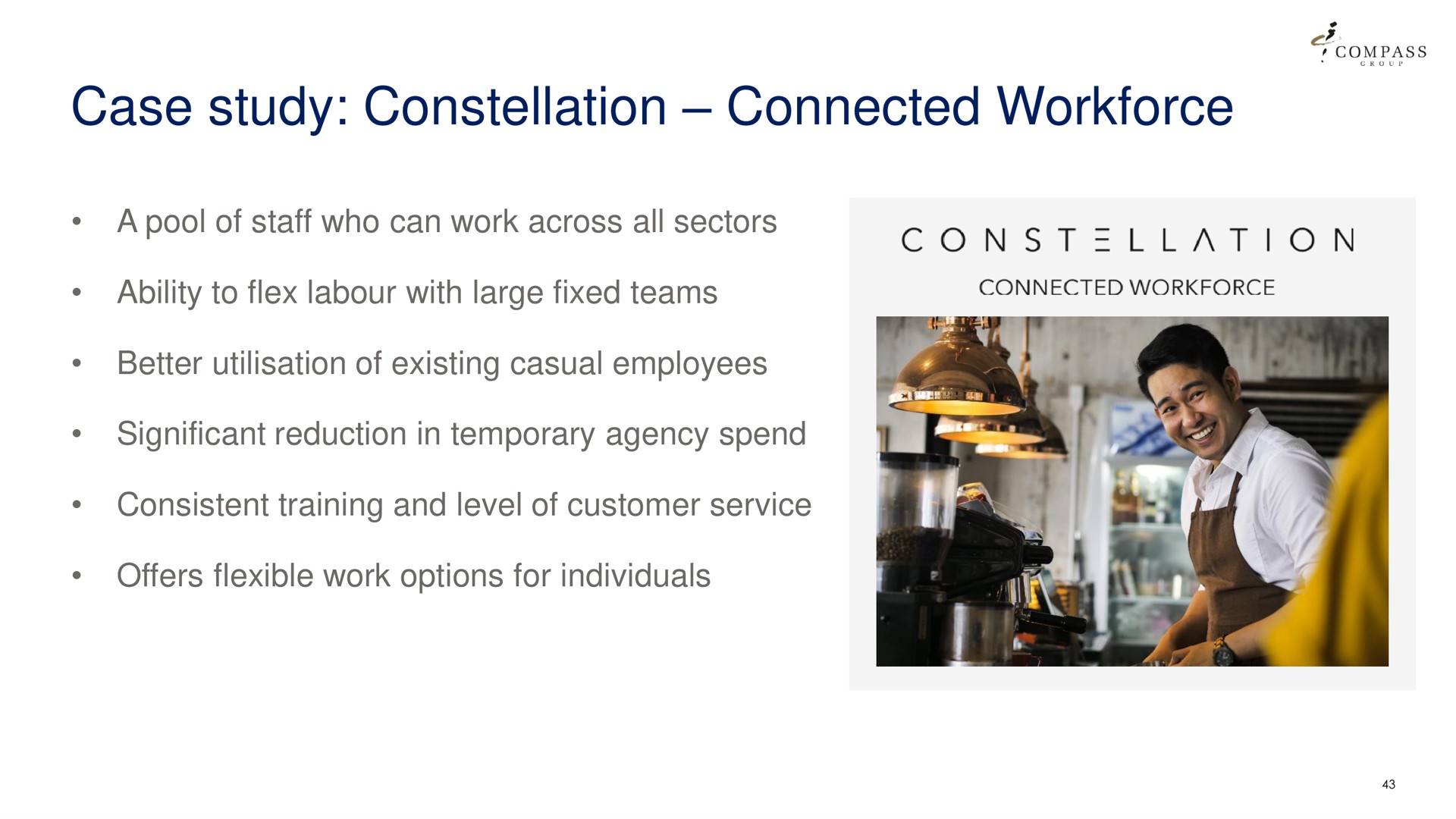 case study constellation connected | Compass Group