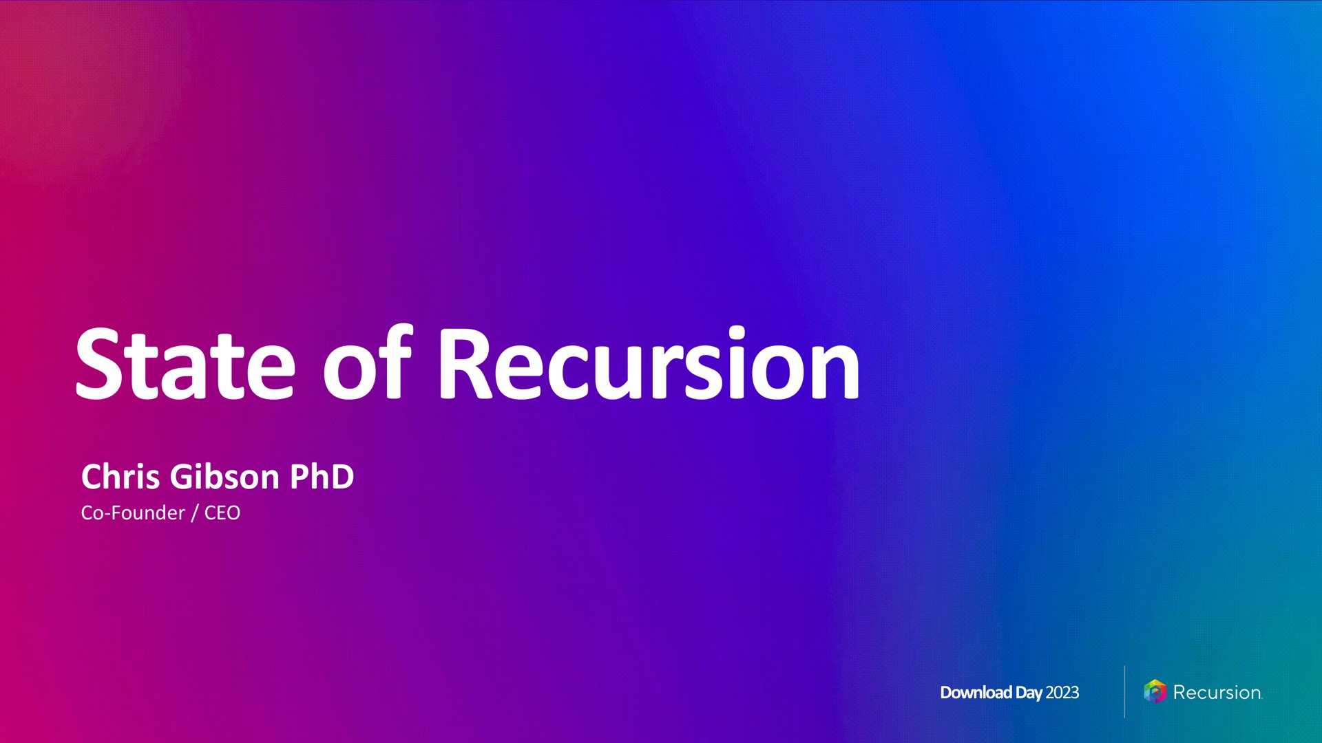 state of recursion founder | Recursion Pharmaceuticals