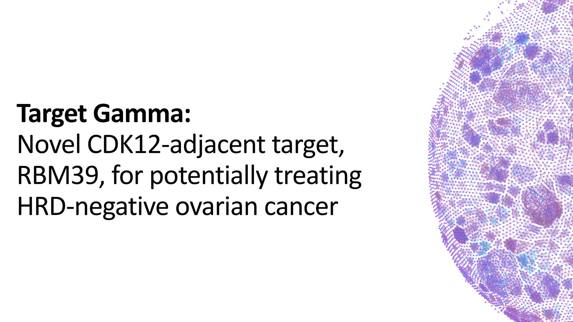 target gamma novel adjacent target for potentially treating negative ovarian cancer | Recursion Pharmaceuticals