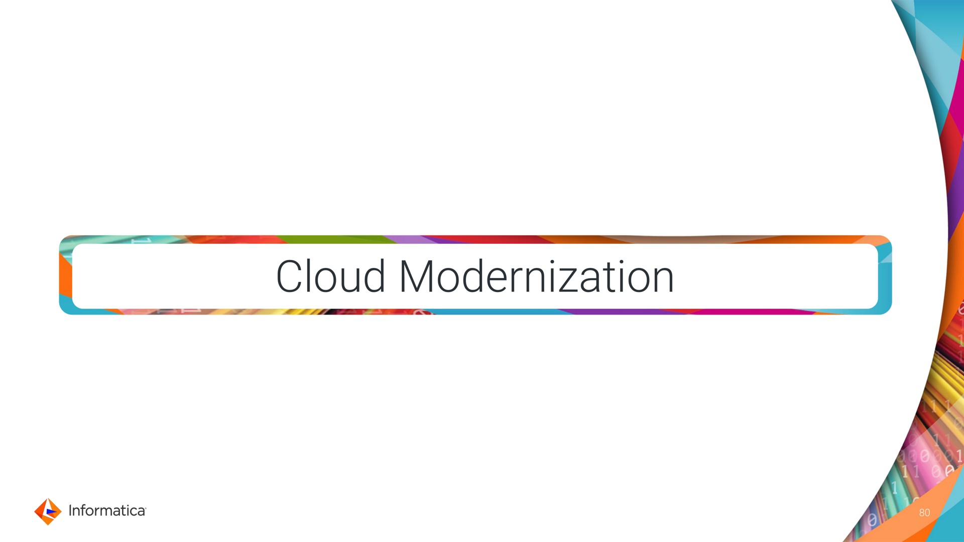 cloud modernization | Informatica