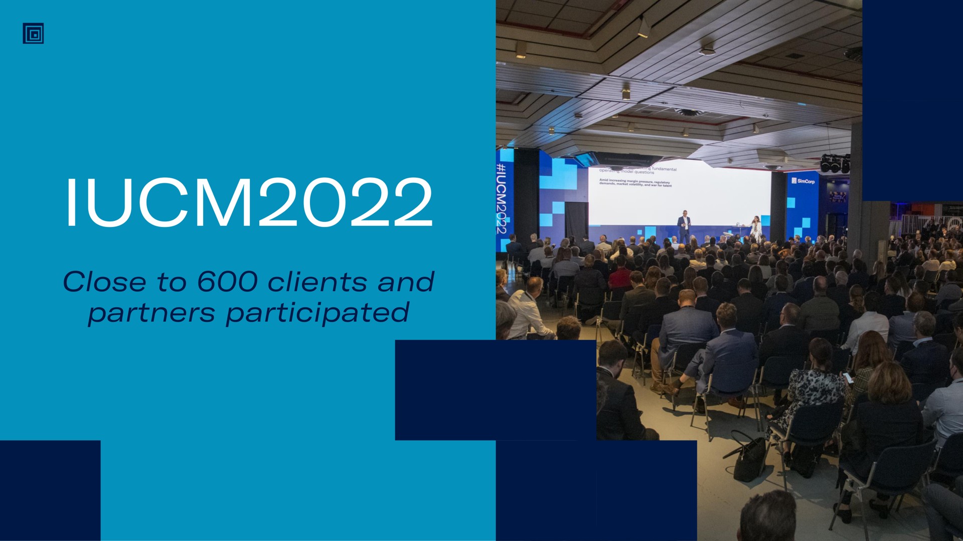 close to clients and partners participated | SimCorp