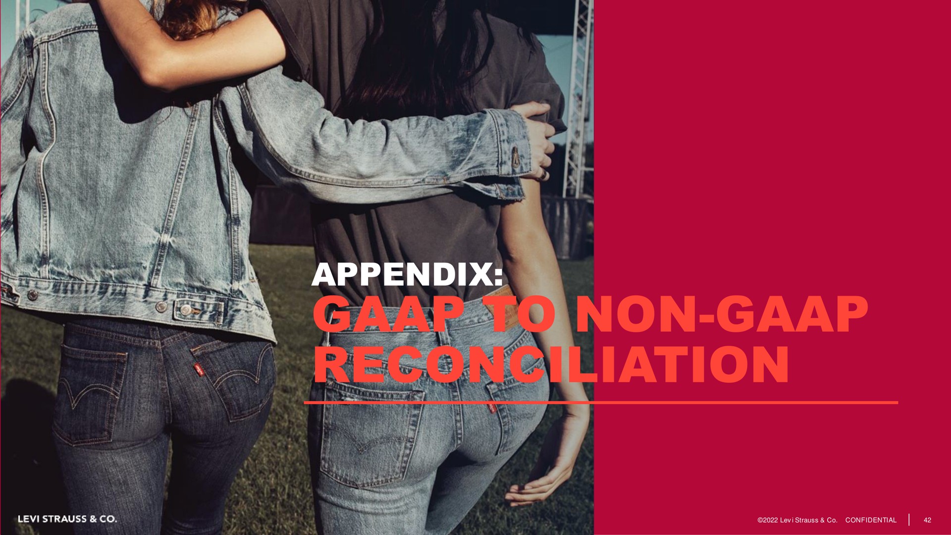 appendix to non reconciliation | Levi Strauss