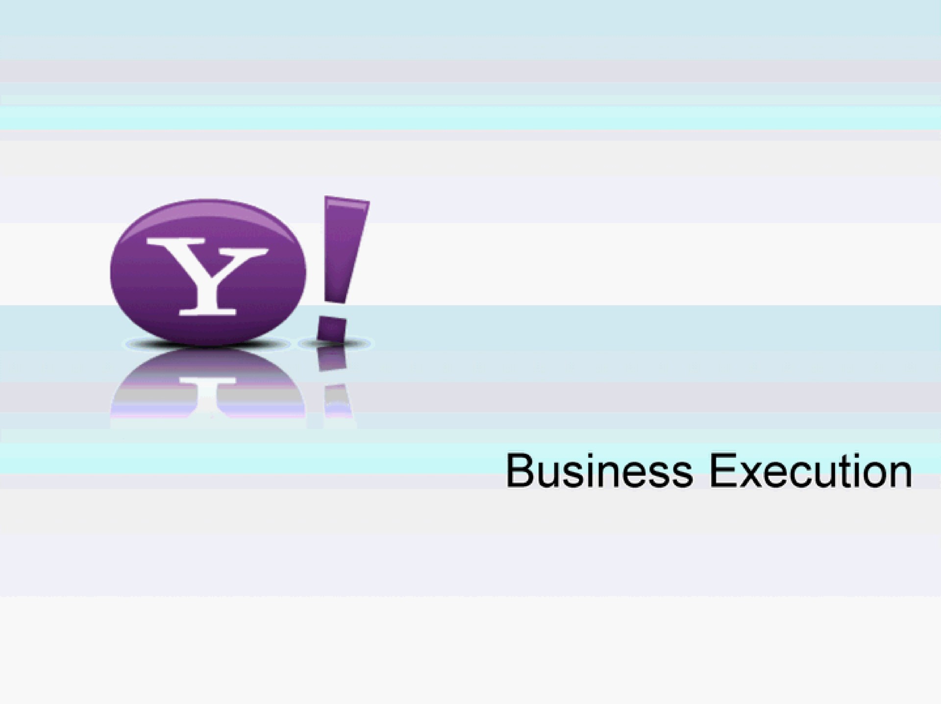 business execution | Yahoo