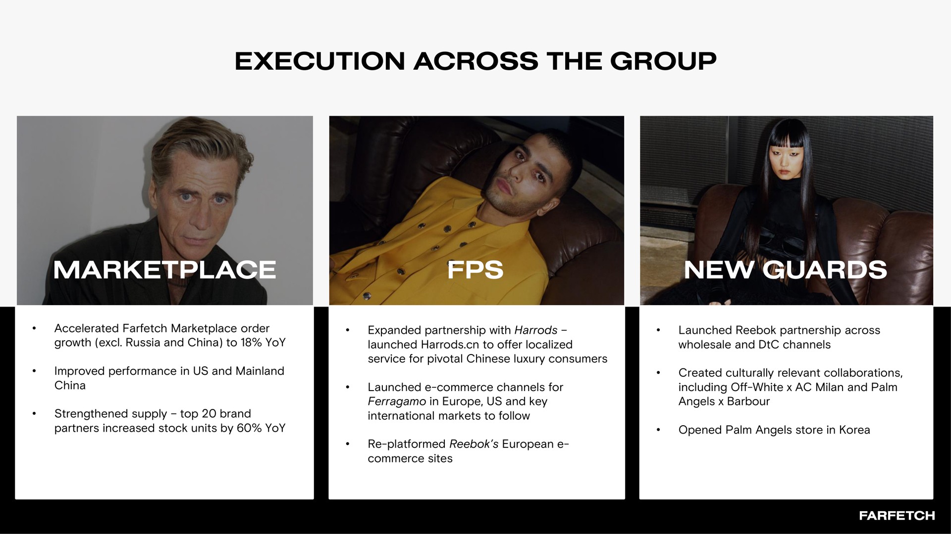 execution across the group new guards | Farfetch