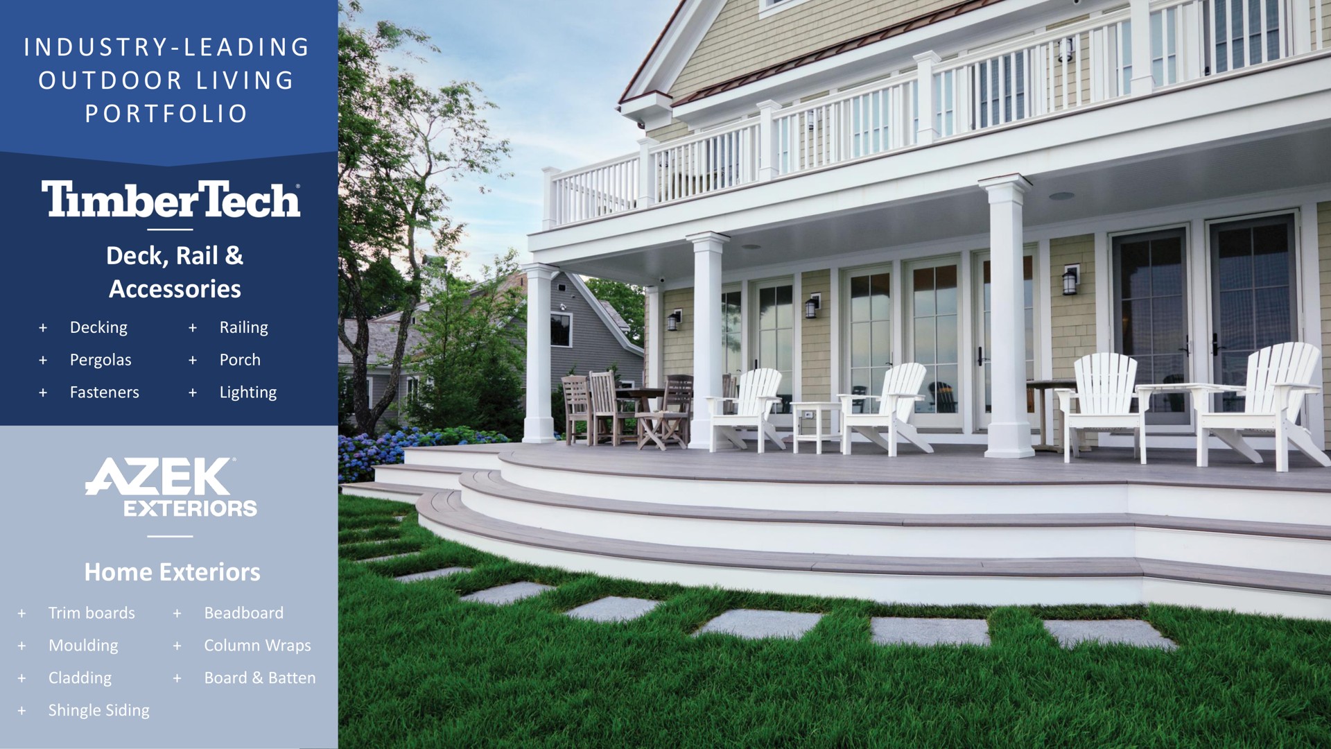 i a i i i i deck rail accessories home exteriors industry leading outdoor living portfolio | Azek