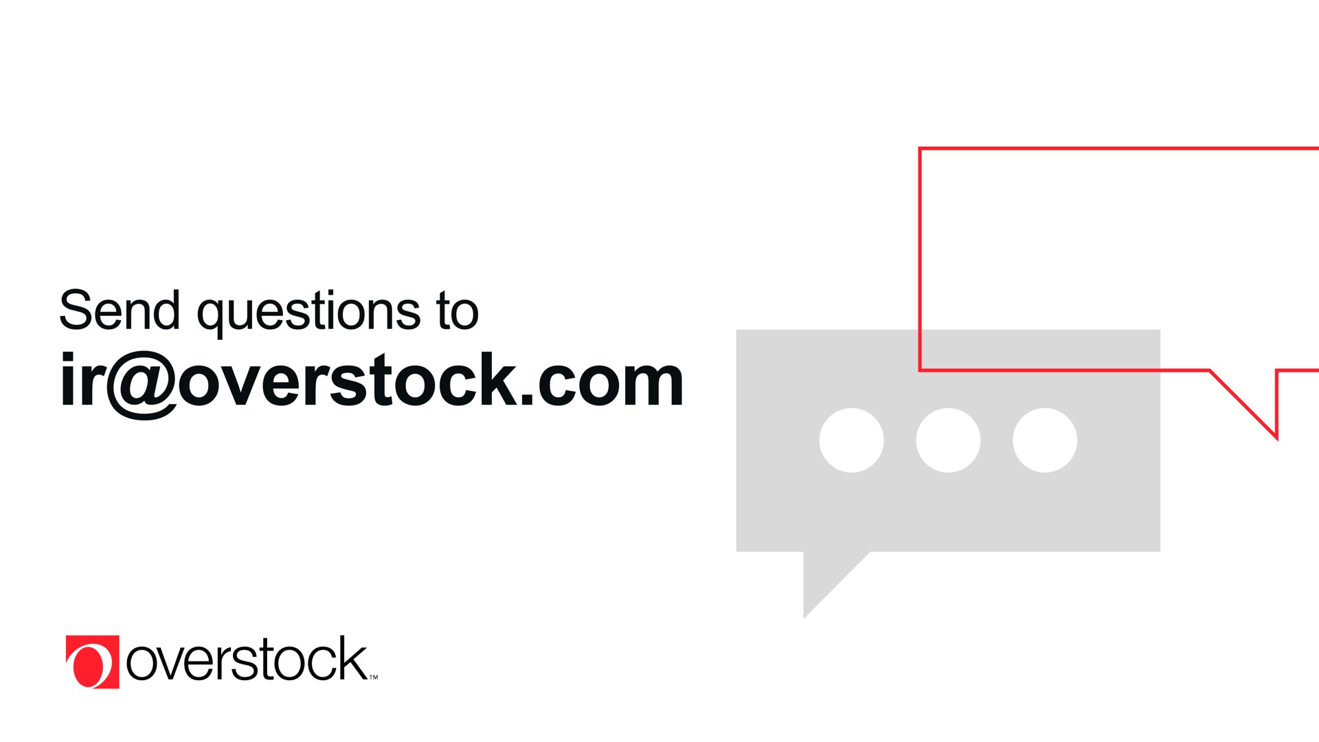 send questions to overstock | Overstock