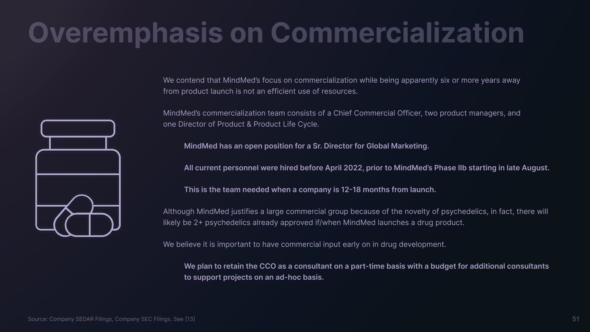 overemphasis on commercialization | Freeman Capital Management