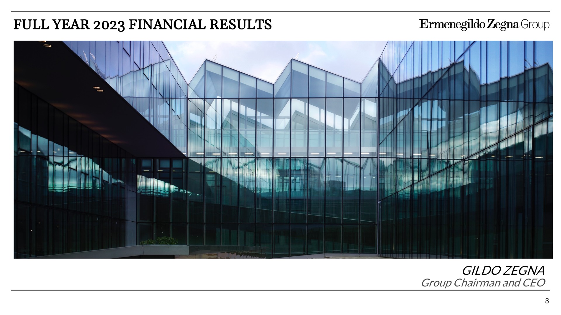 full year financial results a i i a at it | Zegna