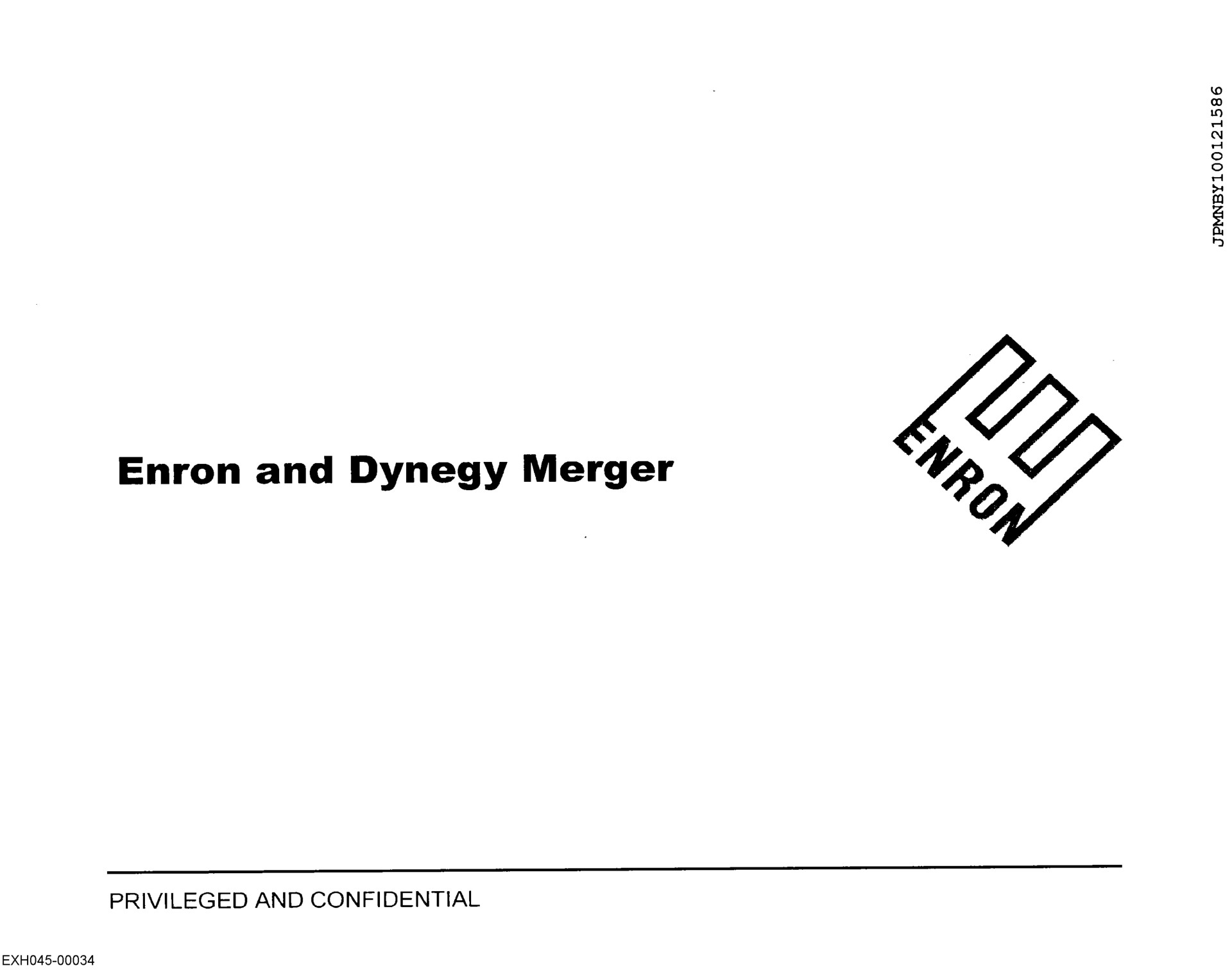 and merger | Enron