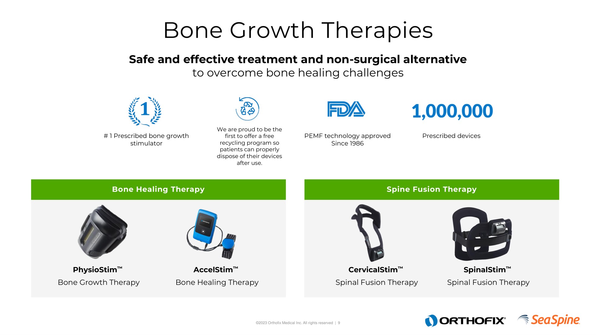 bone growth therapies safe and effective treatment and non surgical alternative to overcome healing challenges | Orthofix
