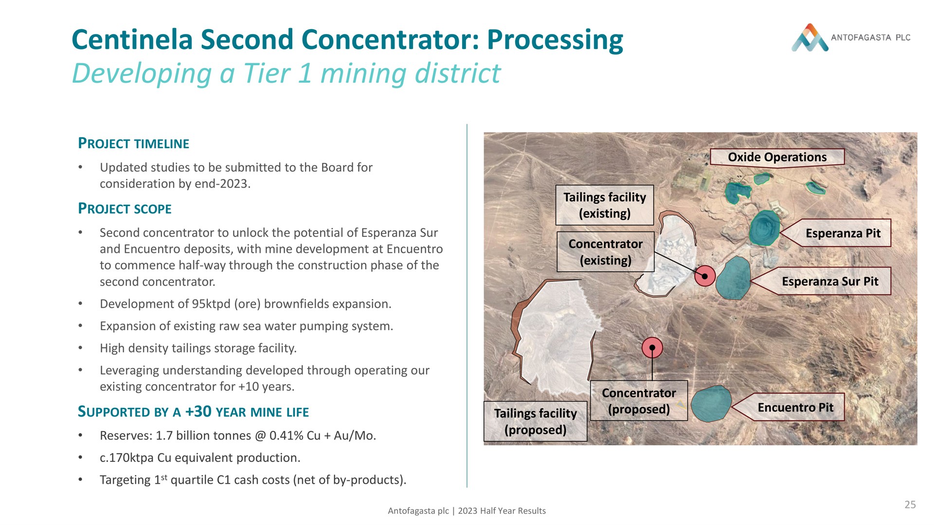 second concentrator processing developing a tier mining district | Antofagasta